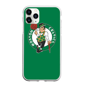 Чехол для iPhone 11 Pro матовый с принтом Boston Celtics в Петрозаводске, Силикон |  | Тематика изображения на принте: boston | boston celtics | celtics | nba | баскетбол | бостон | нба | селтикс