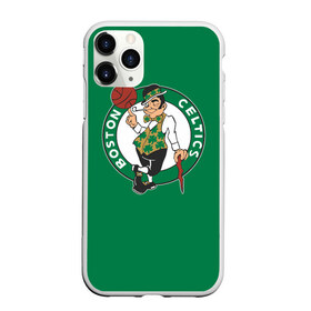 Чехол для iPhone 11 Pro Max матовый с принтом Boston Celtics в Петрозаводске, Силикон |  | boston | boston celtics | celtics | nba | баскетбол | бостон | нба | селтикс