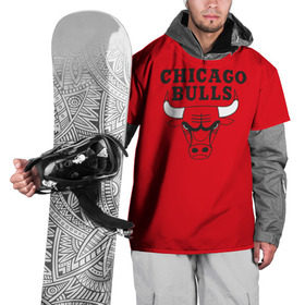 Накидка на куртку 3D с принтом Chicago Bulls в Петрозаводске, 100% полиэстер |  | bulls | chicago | chicago bulls | nba | баскетбол | буллз | нба | чикаго буллз