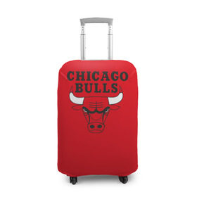 Чехол для чемодана 3D с принтом Chicago Bulls в Петрозаводске, 86% полиэфир, 14% спандекс | двустороннее нанесение принта, прорези для ручек и колес | bulls | chicago | chicago bulls | nba | баскетбол | буллз | нба | чикаго буллз