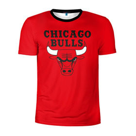 Мужская футболка 3D спортивная с принтом Chicago Bulls в Петрозаводске, 100% полиэстер с улучшенными характеристиками | приталенный силуэт, круглая горловина, широкие плечи, сужается к линии бедра | bulls | chicago | chicago bulls | nba | баскетбол | буллз | нба | чикаго буллз