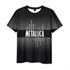 Мужская футболка 3D с принтом Участники группы Metallica в Петрозаводске, 100% полиэфир | прямой крой, круглый вырез горловины, длина до линии бедер | metallica | группа | джеймс хэтфилд | кирк хэмметт | ларс ульрих | метал | металика | металлика | миталика | музыка | роберт трухильо | рок | трэш | трэшметал | хард | хардрок | хеви | хевиметал