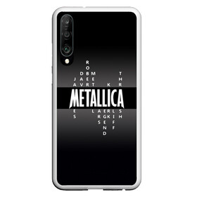 Чехол для Honor P30 с принтом Участники группы Metallica в Петрозаводске, Силикон | Область печати: задняя сторона чехла, без боковых панелей | metallica | группа | джеймс хэтфилд | кирк хэмметт | ларс ульрих | метал | металика | металлика | миталика | музыка | роберт трухильо | рок | трэш | трэшметал | хард | хардрок | хеви | хевиметал