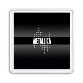Магнит 55*55 с принтом Участники группы Metallica в Петрозаводске, Пластик | Размер: 65*65 мм; Размер печати: 55*55 мм | metallica | группа | джеймс хэтфилд | кирк хэмметт | ларс ульрих | метал | металика | металлика | миталика | музыка | роберт трухильо | рок | трэш | трэшметал | хард | хардрок | хеви | хевиметал