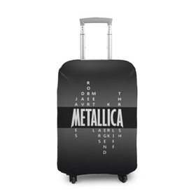 Чехол для чемодана 3D с принтом Участники группы Metallica в Петрозаводске, 86% полиэфир, 14% спандекс | двустороннее нанесение принта, прорези для ручек и колес | metallica | группа | джеймс хэтфилд | кирк хэмметт | ларс ульрих | метал | металика | металлика | миталика | музыка | роберт трухильо | рок | трэш | трэшметал | хард | хардрок | хеви | хевиметал