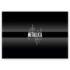 Поздравительная открытка с принтом Участники группы Metallica в Петрозаводске, 100% бумага | плотность бумаги 280 г/м2, матовая, на обратной стороне линовка и место для марки
 | Тематика изображения на принте: metallica | группа | джеймс хэтфилд | кирк хэмметт | ларс ульрих | метал | металика | металлика | миталика | музыка | роберт трухильо | рок | трэш | трэшметал | хард | хардрок | хеви | хевиметал