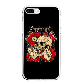 Чехол для iPhone 7Plus/8 Plus матовый с принтом Metallica в Петрозаводске, Силикон | Область печати: задняя сторона чехла, без боковых панелей | metallica | группа | джеймс хэтфилд | кирк хэмметт | ларс ульрих | метал | металика | металлика | миталика | музыка | роберт трухильо | рок | трэш | трэшметал | хард | хардрок | хеви | хевиметал