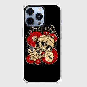 Чехол для iPhone 13 Pro с принтом Metallica в Петрозаводске,  |  | metallica | группа | джеймс хэтфилд | кирк хэмметт | ларс ульрих | метал | металика | металлика | миталика | музыка | роберт трухильо | рок | трэш | трэшметал | хард | хардрок | хеви | хевиметал