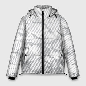 Мужская зимняя куртка 3D с принтом Lite Camouflage Lines в Петрозаводске, верх — 100% полиэстер; подкладка — 100% полиэстер; утеплитель — 100% полиэстер | длина ниже бедра, свободный силуэт Оверсайз. Есть воротник-стойка, отстегивающийся капюшон и ветрозащитная планка. 

Боковые карманы с листочкой на кнопках и внутренний карман на молнии. | Тематика изображения на принте: black | camo | camouflage | milk | блэк | брызги | звезда | камо | камуфляж | милк | текстура | узор