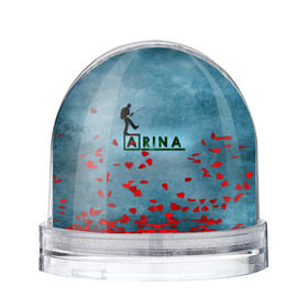 Водяной шар с принтом Арина в стиле Доктор Хаус в Петрозаводске, Пластик | Изображение внутри шара печатается на глянцевой фотобумаге с двух сторон | house | m.d. | бирюзовый