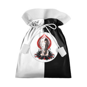 Подарочный 3D мешок с принтом Kurona & Nashiro (Tokyo Ghoul) в Петрозаводске, 100% полиэстер | Размер: 29*39 см | Тематика изображения на принте: kurona yasuhisa | nashiro yasuhisa | курона ясухиса | наширо ясухиса