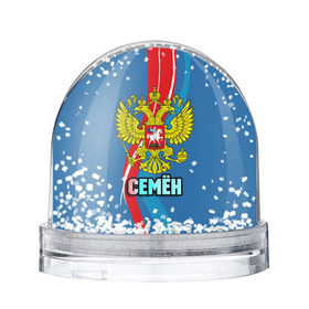 Водяной шар с принтом Герб Семен в Петрозаводске, Пластик | Изображение внутри шара печатается на глянцевой фотобумаге с двух сторон | 