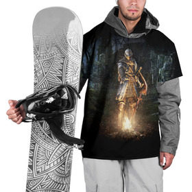 Накидка на куртку 3D с принтом Dark Souls в Петрозаводске, 100% полиэстер |  | Тематика изображения на принте: dark | souls | дракон | души | игра | лордран | темные