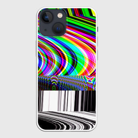 Чехол для iPhone 13 mini с принтом Psyhodelic style в Петрозаводске,  |  | abstraction | color | optical | pattern | tie dye | абстракция | краска | краски | линии | оптический | паттерн | полосы | психоделика | узор