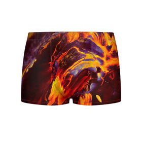 Мужские трусы 3D с принтом Fire в Петрозаводске, 50% хлопок, 50% полиэстер | классическая посадка, на поясе мягкая тканевая резинка | abstract | color | colourful | абстракция | жара | лето | огонь | пламя | цвет | цветастый | цветной