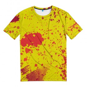 Мужская футболка 3D с принтом Summer color в Петрозаводске, 100% полиэфир | прямой крой, круглый вырез горловины, длина до линии бедер | Тематика изображения на принте: 