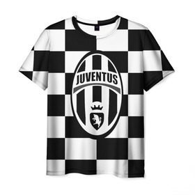 Мужская футболка 3D с принтом Juventus в Петрозаводске, 100% полиэфир | прямой крой, круглый вырез горловины, длина до линии бедер | juve | juventus | италия | спорт | фк | футбол | футбольный клуб | ювентус
