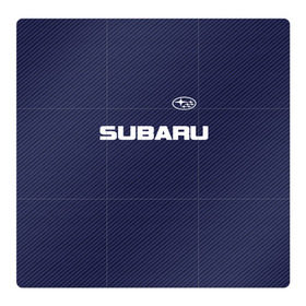 Магнитный плакат 3Х3 с принтом SUBARU CARBON в Петрозаводске, Полимерный материал с магнитным слоем | 9 деталей размером 9*9 см | Тематика изображения на принте: subaru | автомобильные | машины | субару