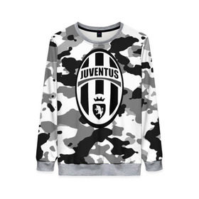 Женский свитшот 3D с принтом FC Juventus Camouflage в Петрозаводске, 100% полиэстер с мягким внутренним слоем | круглый вырез горловины, мягкая резинка на манжетах и поясе, свободная посадка по фигуре | football | italia | juve | juventus | logo | sport | арт | италия | лига | лого | спорт | текстура | фк | футбол | футбольный клуб | эмблема | ювентус