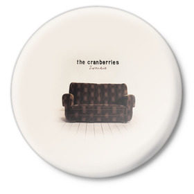 Значок с принтом The Cranberries в Петрозаводске,  металл | круглая форма, металлическая застежка в виде булавки | cranberries | долорес о риордан | крэнберрис
