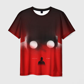 Мужская футболка 3D с принтом Хаски Крот в Петрозаводске, 100% полиэфир | прямой крой, круглый вырез горловины, длина до линии бедер | Тематика изображения на принте: rap | дмитрий кузнецов | рэп | рэпер | хаски