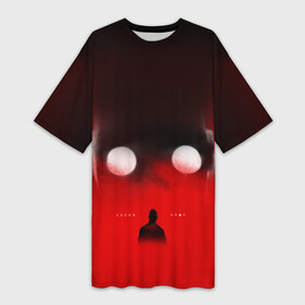 Платье-футболка 3D с принтом Хаски Крот в Петрозаводске,  |  | rap | дмитрий кузнецов | рэп | рэпер | хаски
