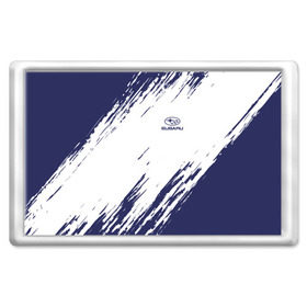 Магнит 45*70 с принтом SUBARU SPORT в Петрозаводске, Пластик | Размер: 78*52 мм; Размер печати: 70*45 |  subaru | автомобильные | субару