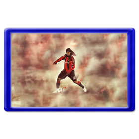 Магнит 45*70 с принтом Ronaldinho в Петрозаводске, Пластик | Размер: 78*52 мм; Размер печати: 70*45 | Тематика изображения на принте: ronaldinho | роналдиньо | роналдинью | рональдиньо