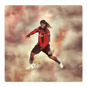 Магнитный плакат 3Х3 с принтом Ronaldinho в Петрозаводске, Полимерный материал с магнитным слоем | 9 деталей размером 9*9 см | ronaldinho | роналдиньо | роналдинью | рональдиньо