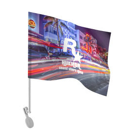 Флаг для автомобиля с принтом Никита в стиле GTA в Петрозаводске, 100% полиэстер | Размер: 30*21 см | game | grand theft auto v | gta 5 | gta online | gta v | город | игры | имена | никита