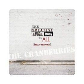 Магнит виниловый Квадрат с принтом The Cranberries в Петрозаводске, полимерный материал с магнитным слоем | размер 9*9 см, закругленные углы | cranberries | долорес о риордан | крэнберри