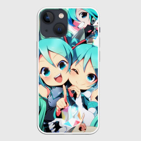 Чехол для iPhone 13 mini с принтом Vocaloid в Петрозаводске,  |  | anime | hatsune miku | vocaloid | аниме | вокалоид | мику хатсуне