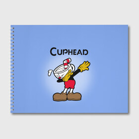 Альбом для рисования с принтом Cuphead в Петрозаводске, 100% бумага
 | матовая бумага, плотность 200 мг. | cuphead | капхед | компьтерная игра