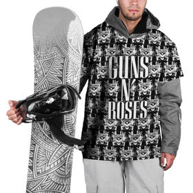 Накидка на куртку 3D с принтом Guns n roses в Петрозаводске, 100% полиэстер |  | guns n roses | gunsnroses | ганз н роус | ганзес роус | ганзесроус | ганзнроус | дафф маккаган | диззи рид | мелисса риз | ричард фортус | рок | слэш | франк феррер | эксл роуз