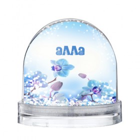 Водяной шар с принтом Алла в Петрозаводске, Пластик | Изображение внутри шара печатается на глянцевой фотобумаге с двух сторон | 