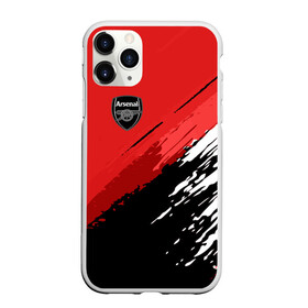 Чехол для iPhone 11 Pro Max матовый с принтом Arsenal 2018 Original в Петрозаводске, Силикон |  | football | soccer | арсенал