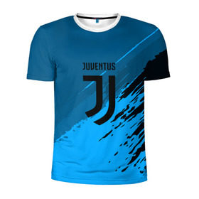 Мужская футболка 3D спортивная с принтом FC Juventus abstract style в Петрозаводске, 100% полиэстер с улучшенными характеристиками | приталенный силуэт, круглая горловина, широкие плечи, сужается к линии бедра | football | soccer | ювентус