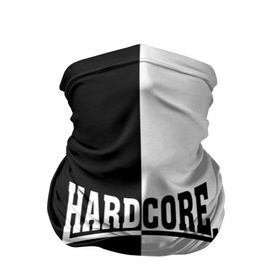 Бандана-труба 3D с принтом Hardcore в Петрозаводске, 100% полиэстер, ткань с особыми свойствами — Activecool | плотность 150‒180 г/м2; хорошо тянется, но сохраняет форму | hard core | hardcor | hardcore | быстрый | жанр | жёсткий | метал | музыка | музыкальный | музыки | олдскул | панк | радикальный | рок | рэп | техно | треш | тяжелый | хард кор
