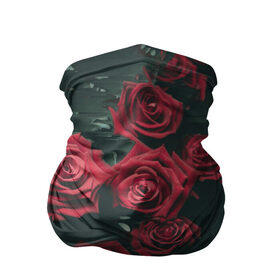 Бандана-труба 3D с принтом Цветы Розы в Петрозаводске, 100% полиэстер, ткань с особыми свойствами — Activecool | плотность 150‒180 г/м2; хорошо тянется, но сохраняет форму | 8 | день | женский | женский день | красная | любовь | марта | роза | розы | цветы
