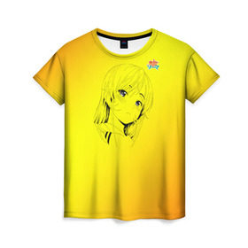 Женская футболка 3D с принтом Shokugeki no Souma в Петрозаводске, 100% полиэфир ( синтетическое хлопкоподобное полотно) | прямой крой, круглый вырез горловины, длина до линии бедер | anime | аниме | божественного | повар | поисках | сома | юкихира