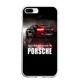 Чехол для iPhone 7Plus/8 Plus матовый с принтом Porsche GTstreet R в Петрозаводске, Силикон | Область печати: задняя сторона чехла, без боковых панелей | auto | porsche 911 | turbo s | авто | автомобиль | машина | спорткар | суперкар | тачка