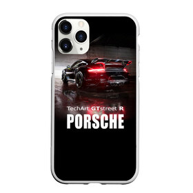 Чехол для iPhone 11 Pro матовый с принтом Porsche GTstreet R в Петрозаводске, Силикон |  | auto | porsche 911 | turbo s | авто | автомобиль | машина | спорткар | суперкар | тачка