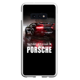 Чехол для Samsung S10E с принтом Porsche GTstreet R в Петрозаводске, Силикон | Область печати: задняя сторона чехла, без боковых панелей | auto | porsche 911 | turbo s | авто | автомобиль | машина | спорткар | суперкар | тачка