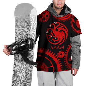 Накидка на куртку 3D с принтом Targaryen Адам в Петрозаводске, 100% полиэстер |  | 