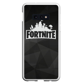 Чехол для Samsung S10E с принтом Fortnite Black Abstract в Петрозаводске, Силикон | Область печати: задняя сторона чехла, без боковых панелей | Тематика изображения на принте: 99 problem | 99 problems | abstract | battle | black | fortnite | heroes | royale | survival | абстракция | битва | королевская | королей | фартнайт | фортнайт | фортнит | черная