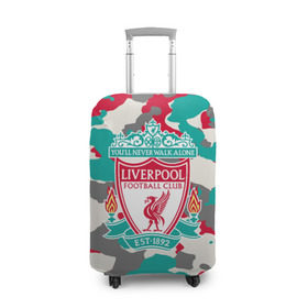 Чехол для чемодана 3D с принтом FC Liverpool в Петрозаводске, 86% полиэфир, 14% спандекс | двустороннее нанесение принта, прорези для ручек и колес | england | football | liverpool fc | logo | sport | англия | арт | камуфляж | ливерпуль | лига | лого | милитари | спорт | текстура | фк | футбол | футбольный клуб | эмблема