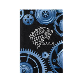 Обложка для паспорта матовая кожа с принтом Stark Дарья в Петрозаводске, натуральная матовая кожа | размер 19,3 х 13,7 см; прозрачные пластиковые крепления | Тематика изображения на принте: 