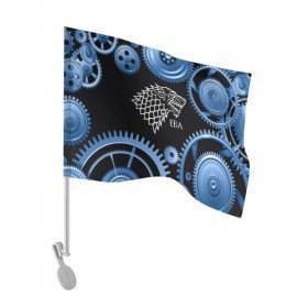 Флаг для автомобиля с принтом Stark Ева в Петрозаводске, 100% полиэстер | Размер: 30*21 см | Тематика изображения на принте: 
