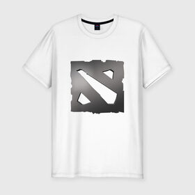 Мужская футболка премиум с принтом Dota 2 - Black design 2018 в Петрозаводске, 92% хлопок, 8% лайкра | приталенный силуэт, круглый вырез ворота, длина до линии бедра, короткий рукав | 0x000000123 | dota | dota2 | steam | дота | стим