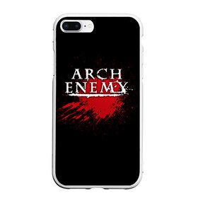 Чехол для iPhone 7Plus/8 Plus матовый с принтом Arch Enemy в Петрозаводске, Силикон | Область печати: задняя сторона чехла, без боковых панелей | arch enemy | band | blood | metal | music | rock | атрибутика | группа | кровь | метал | музыка | рок